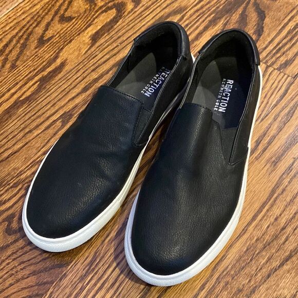 Kenneth Cole Reaction Women’s 8 Slip On Shoe Faux Leather Rubber Bottom - Picture 1 of 7